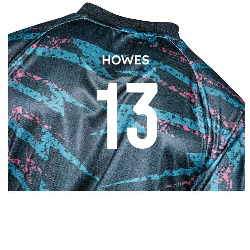 Danxen Dětské Sam Howes #13 Černá Tmavě Modrá Daleko Hráčské Dresy 2025/26 Dres