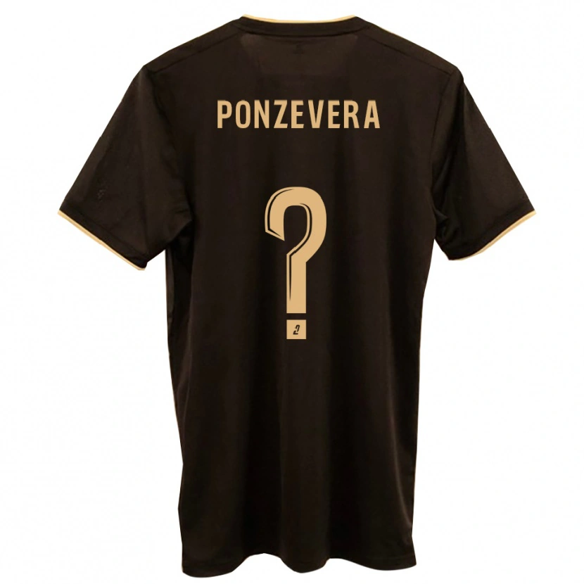 Danxen Dětské Pierre-Pascal Ponzevera #0 Modrá Červená Daleko Hráčské Dresy 2025/26 Dres