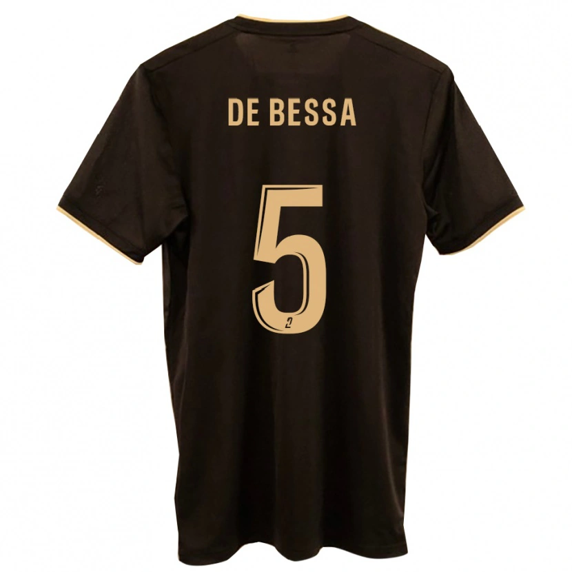 Danxen Dětské Jérémy De Bessa #5 Modrá Červená Daleko Hráčské Dresy 2025/26 Dres