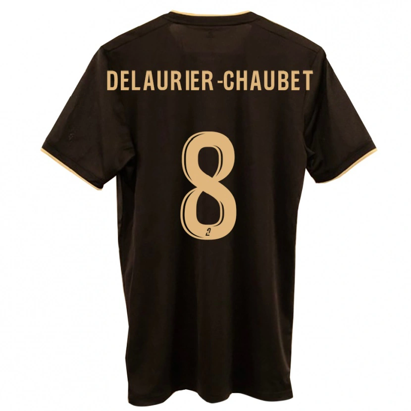 Danxen Dětské Tom Delaurier-Chaubet #8 Modrá Červená Daleko Hráčské Dresy 2025/26 Dres