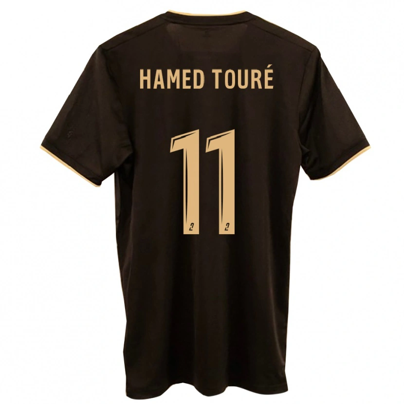 Danxen Dětské Ben Hamed Touré #11 Modrá Červená Daleko Hráčské Dresy 2025/26 Dres