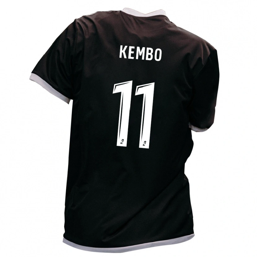 Danxen Dětské Driss Kembo #11 Černá Zlatá Daleko Hráčské Dresy 2025/26 Dres