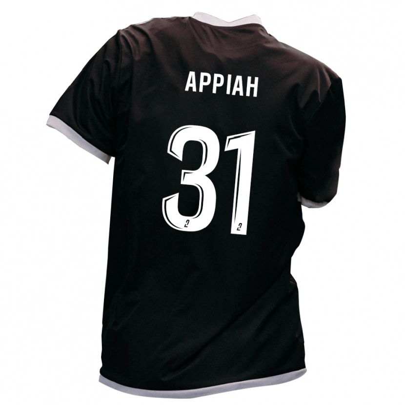 Danxen Dětské Arvin Appiah #31 Černá Zlatá Daleko Hráčské Dresy 2025/26 Dres
