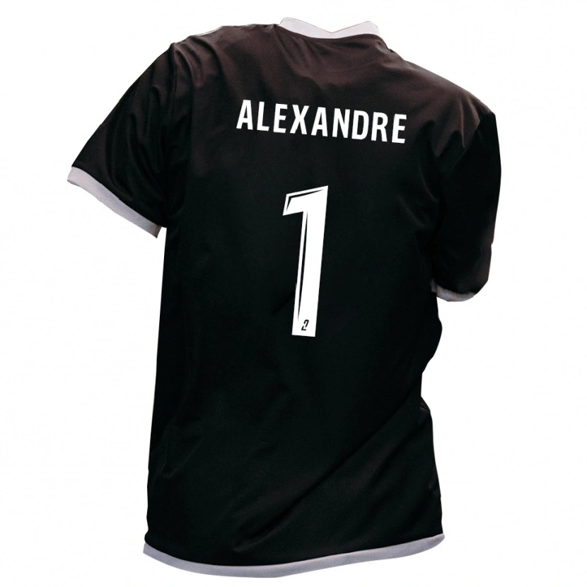 Danxen Dětské Lou Alexandre #1 Černá Zlatá Daleko Hráčské Dresy 2025/26 Dres