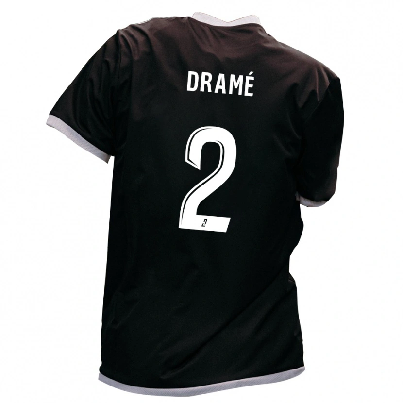 Danxen Dětské Alfoussen Dramé #2 Černá Zlatá Daleko Hráčské Dresy 2025/26 Dres