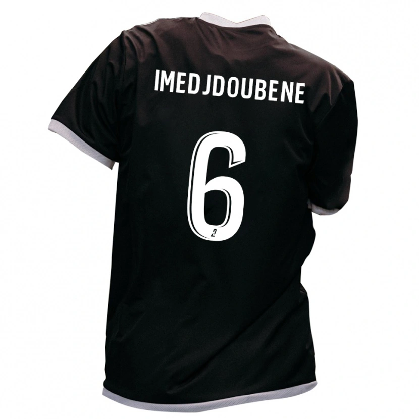 Danxen Dětské Ilyane Imedjdoubene #6 Černá Zlatá Daleko Hráčské Dresy 2025/26 Dres