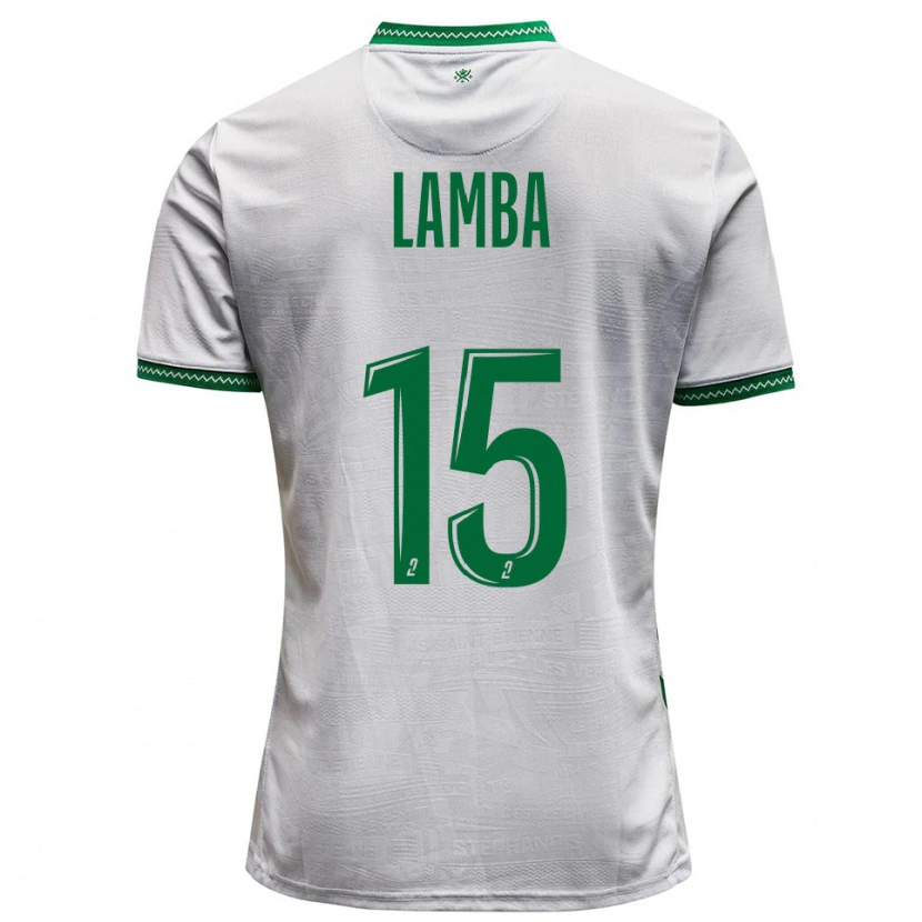 Danxen Dětské Chico Lamba #15 Bílá Zelená Daleko Hráčské Dresy 2025/26 Dres