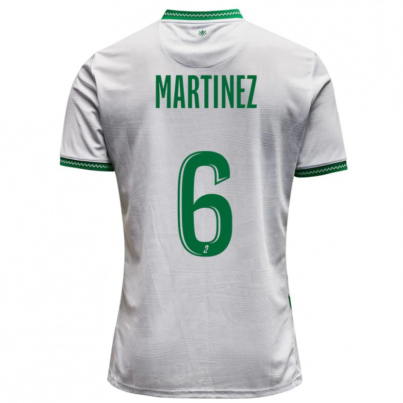 Danxen Dětské Lisa Martinez #6 Bílá Zelená Daleko Hráčské Dresy 2025/26 Dres