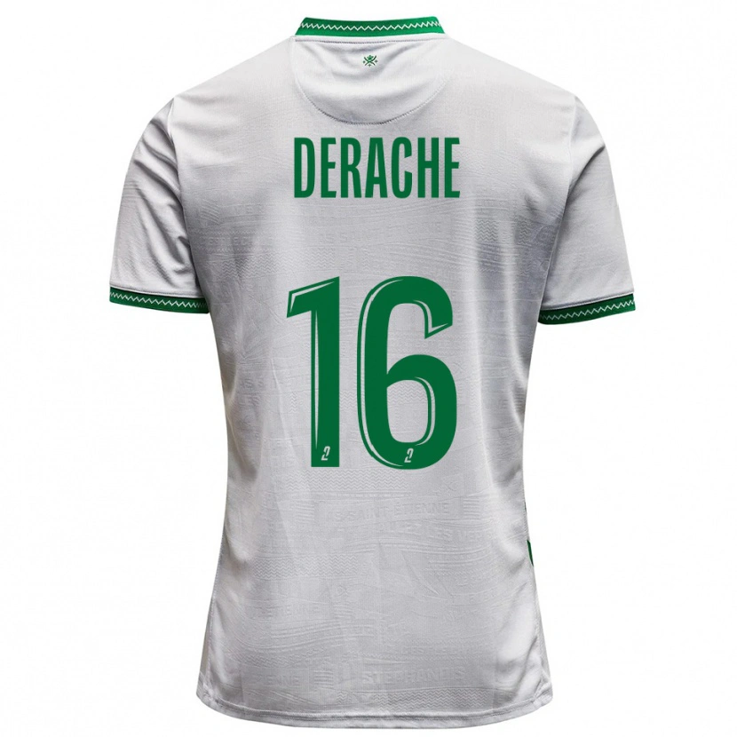 Danxen Dětské Joseph Derache #16 Bílá Zelená Daleko Hráčské Dresy 2025/26 Dres