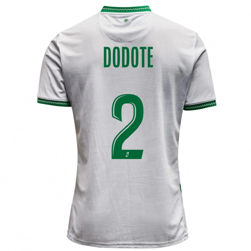 Danxen Dětské Axel Dodote #2 Bílá Zelená Daleko Hráčské Dresy 2025/26 Dres