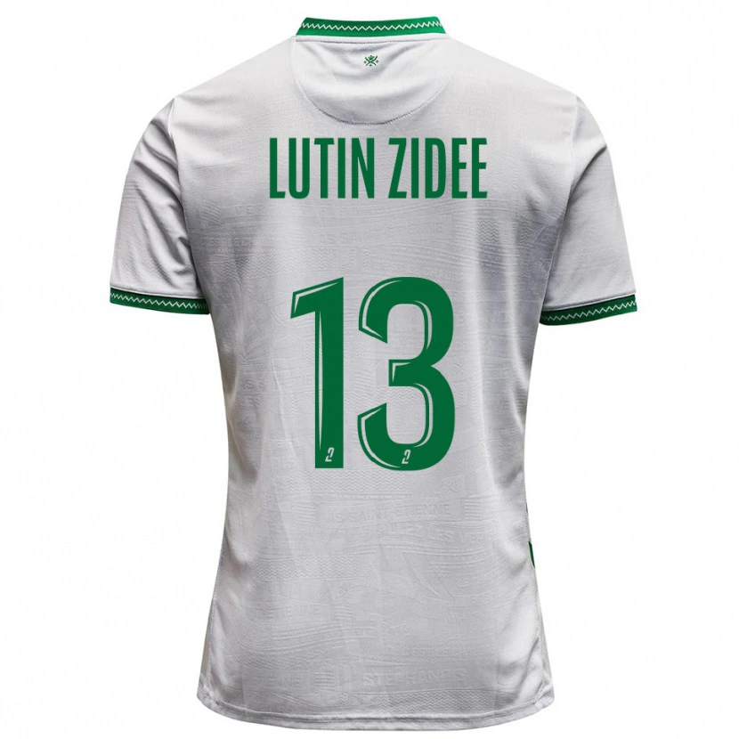 Danxen Dětské Medhy Lutin Zidee #13 Bílá Zelená Daleko Hráčské Dresy 2025/26 Dres