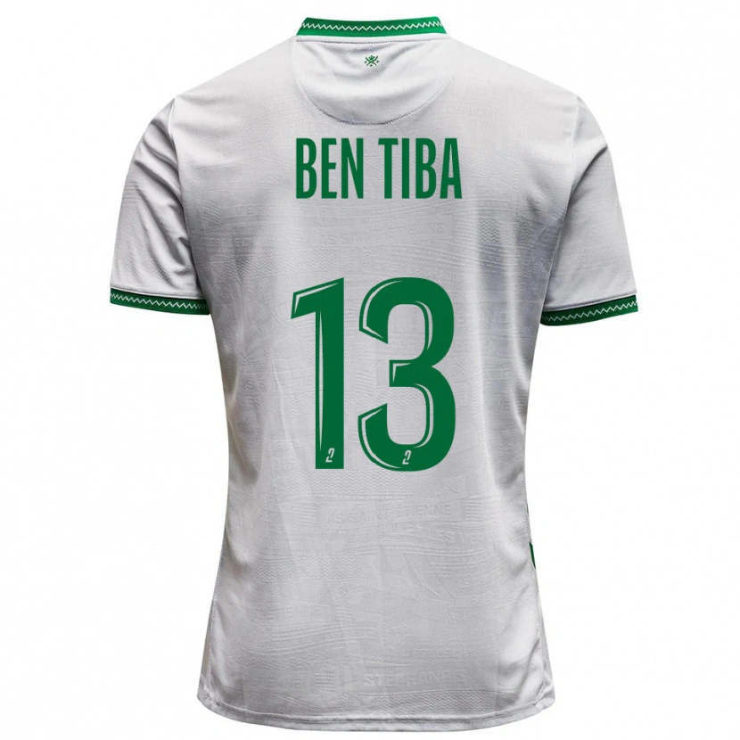 Danxen Dětské Helmi Ben Tiba #13 Bílá Zelená Daleko Hráčské Dresy 2025/26 Dres