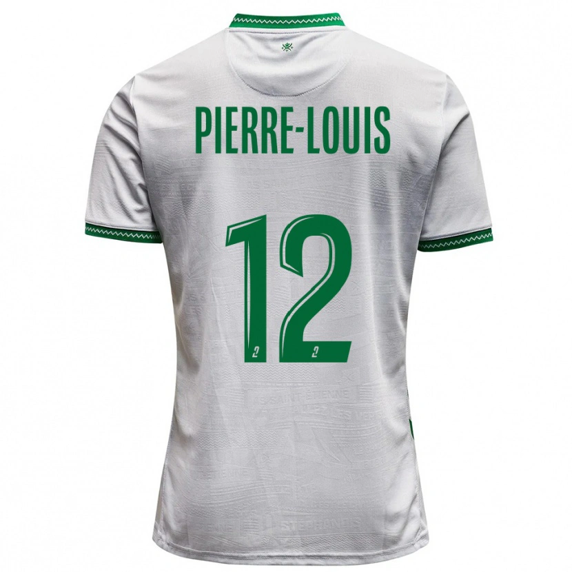 Danxen Dětské Amandine Pierre-Louis #12 Bílá Zelená Daleko Hráčské Dresy 2025/26 Dres
