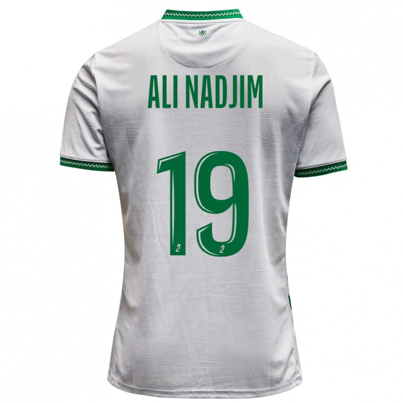 Danxen Dětské Nadjma Ali Nadjim #19 Bílá Zelená Daleko Hráčské Dresy 2025/26 Dres