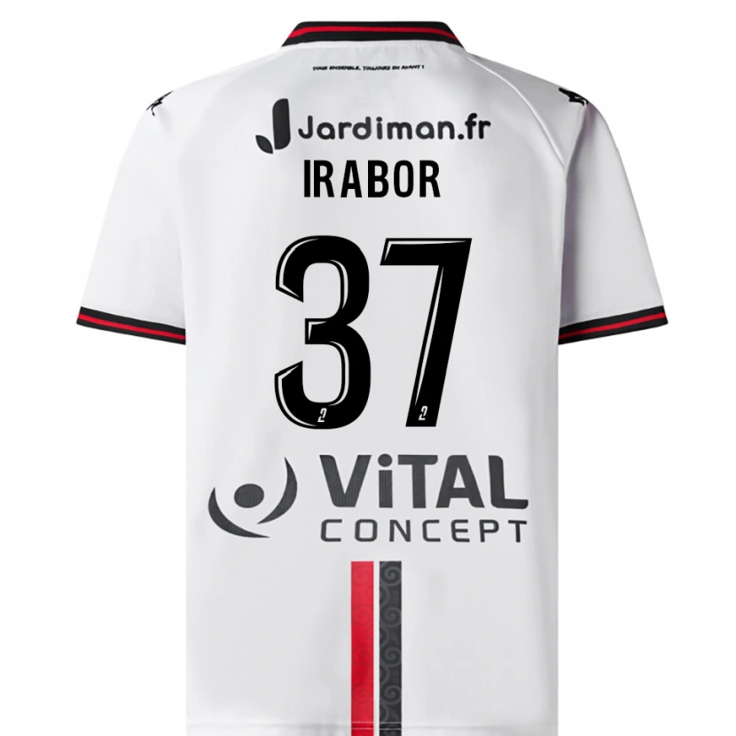 Danxen Dětské Brown Irabor #37 Bílá Červená Daleko Hráčské Dresy 2025/26 Dres