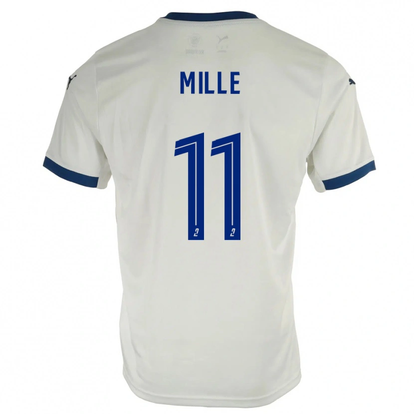 Danxen Dětské Antoine Mille #11 Bílá Modrá Daleko Hráčské Dresy 2025/26 Dres