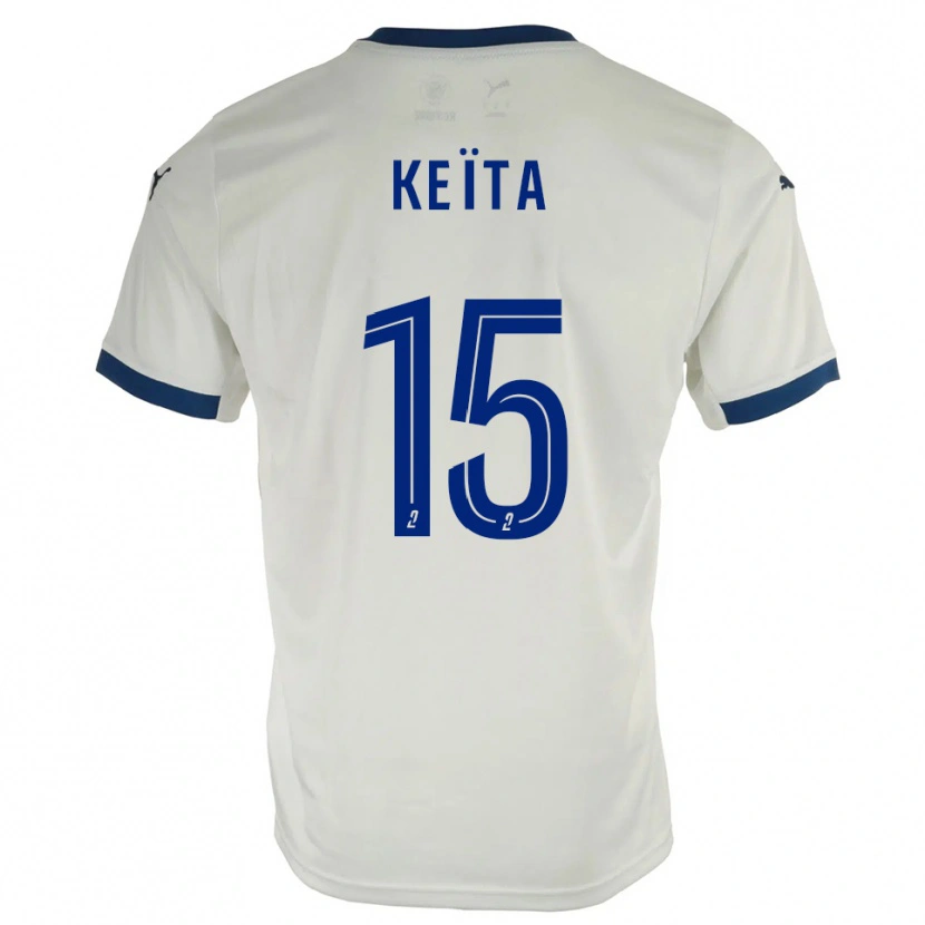 Danxen Dětské Modibo Keïta #15 Bílá Modrá Daleko Hráčské Dresy 2025/26 Dres