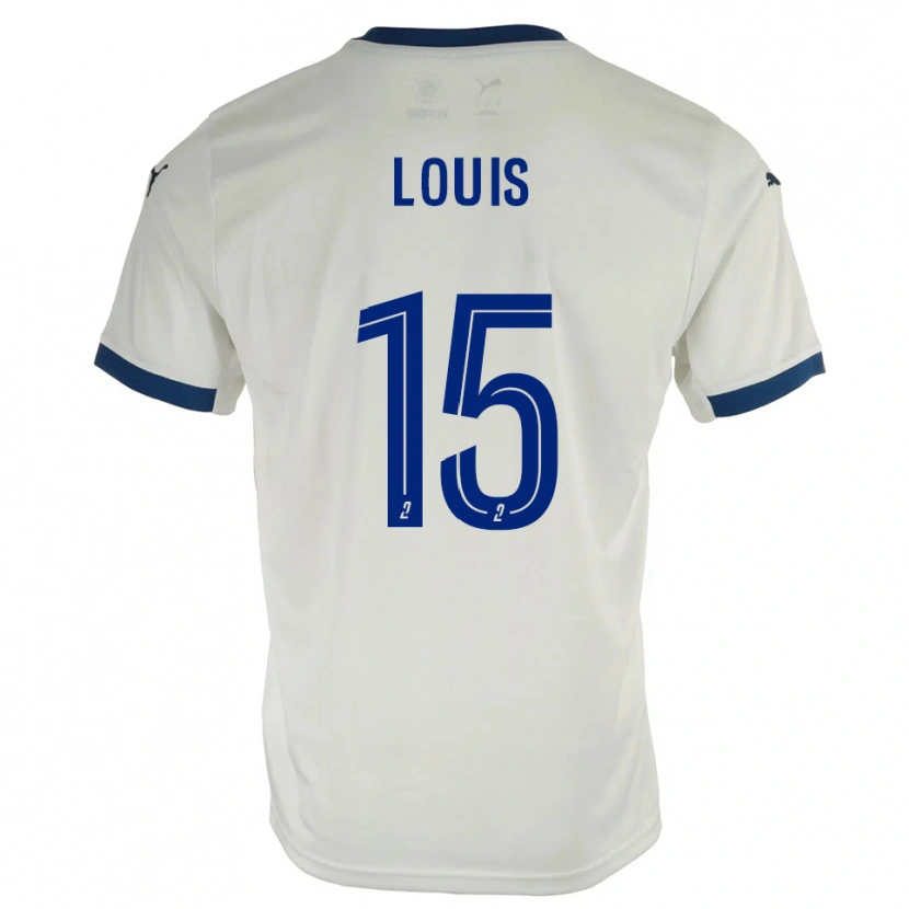 Danxen Dětské Thémis Louis #15 Bílá Modrá Daleko Hráčské Dresy 2025/26 Dres