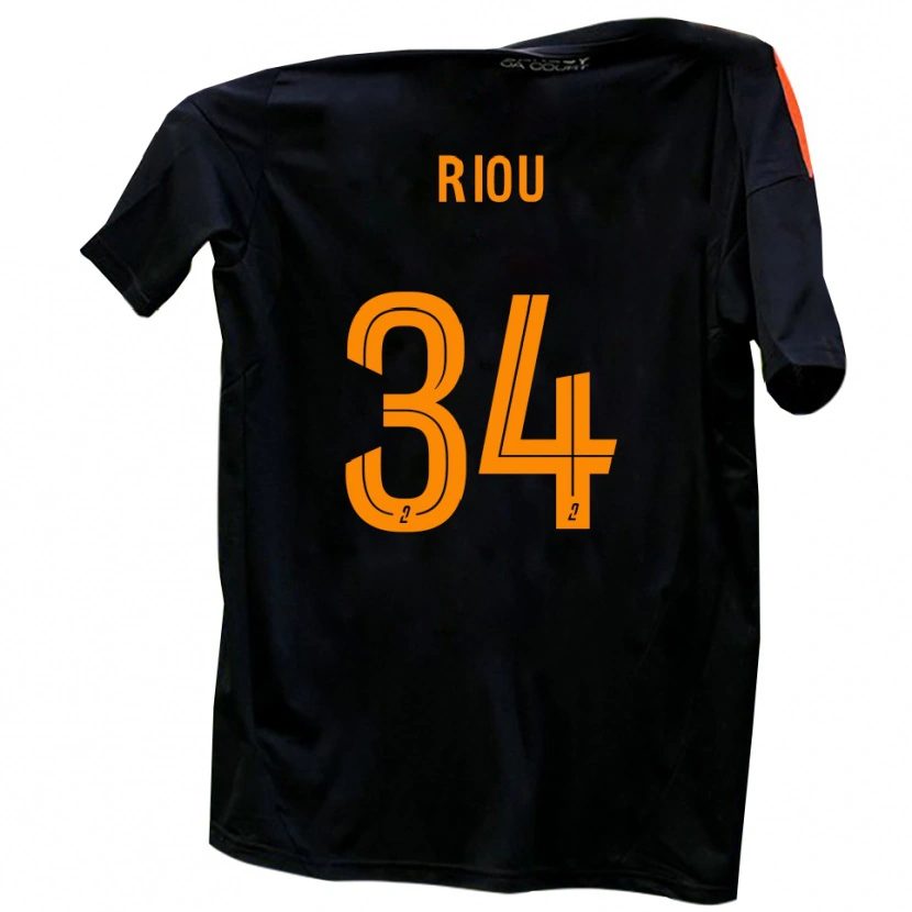 Danxen Dětské Esteban Riou #34 Bílá Červená Daleko Hráčské Dresy 2025/26 Dres