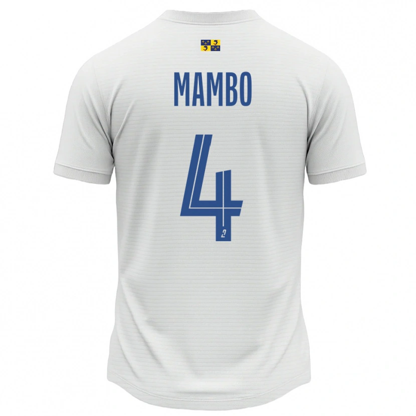 Danxen Dětské Stone Mambo #4 Bílá Modrá Daleko Hráčské Dresy 2025/26 Dres