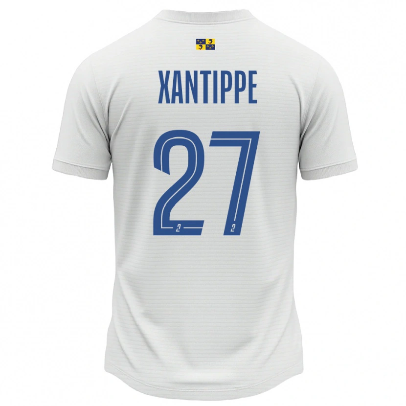 Danxen Dětské Matthéo Xantippe #27 Bílá Modrá Daleko Hráčské Dresy 2025/26 Dres