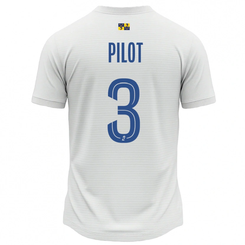 Danxen Dětské Romane Pilot #3 Bílá Modrá Daleko Hráčské Dresy 2025/26 Dres