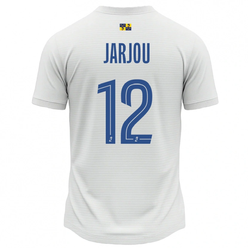 Danxen Dětské Lamine Jarjou #12 Bílá Modrá Daleko Hráčské Dresy 2025/26 Dres