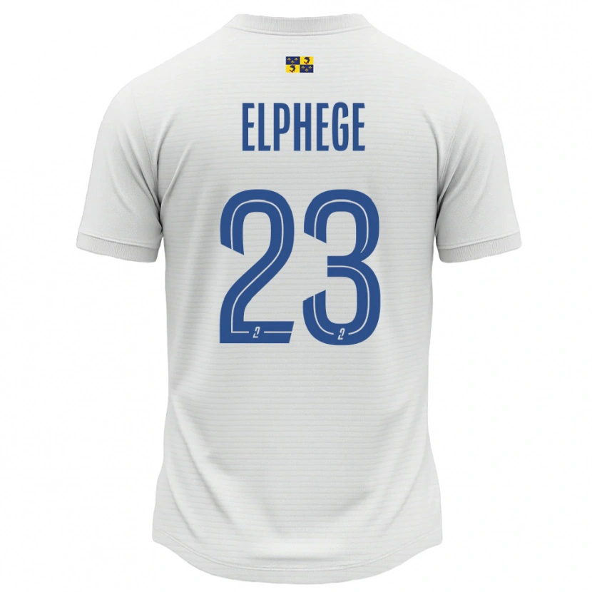 Danxen Dětské Nesta Elphege #23 Bílá Modrá Daleko Hráčské Dresy 2025/26 Dres