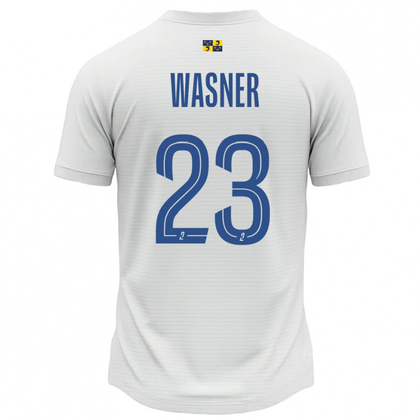 Danxen Dětské Ophélie Wasner #23 Bílá Modrá Daleko Hráčské Dresy 2025/26 Dres