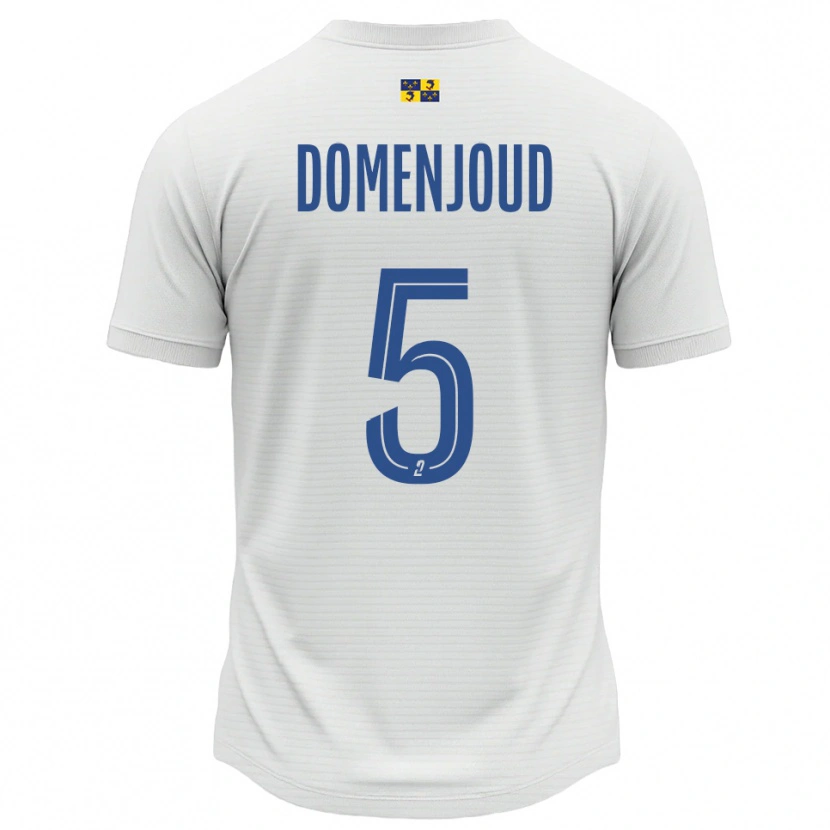 Danxen Dětské Elsa Domenjoud #5 Bílá Modrá Daleko Hráčské Dresy 2025/26 Dres