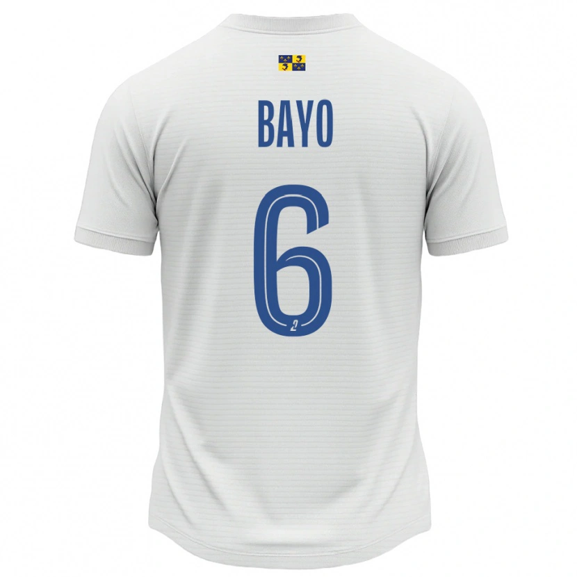 Danxen Dětské Yadali Bayo #6 Bílá Modrá Daleko Hráčské Dresy 2025/26 Dres