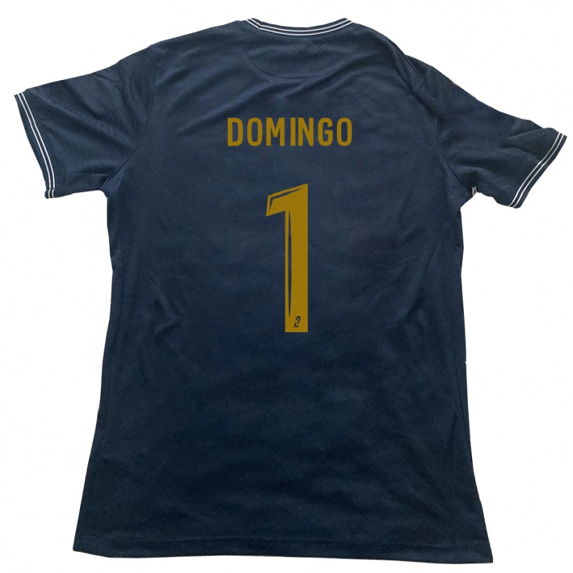 Danxen Dětské Ismaël Domingo #1 Tmavě Modrá Zlatá Daleko Hráčské Dresy 2025/26 Dres