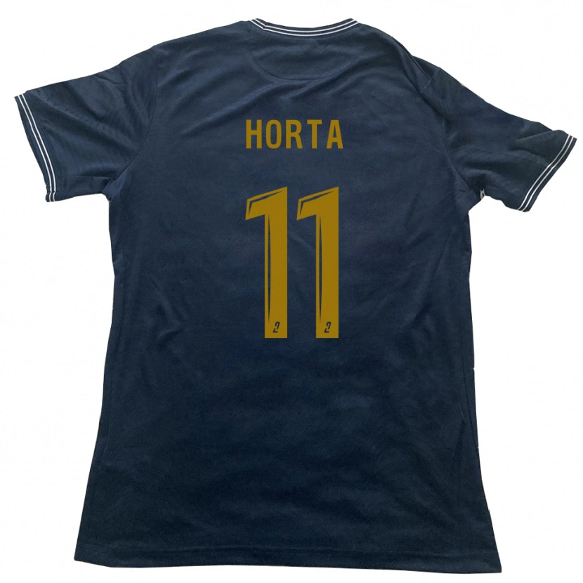 Danxen Dětské Erwan Horta #11 Tmavě Modrá Zlatá Daleko Hráčské Dresy 2025/26 Dres