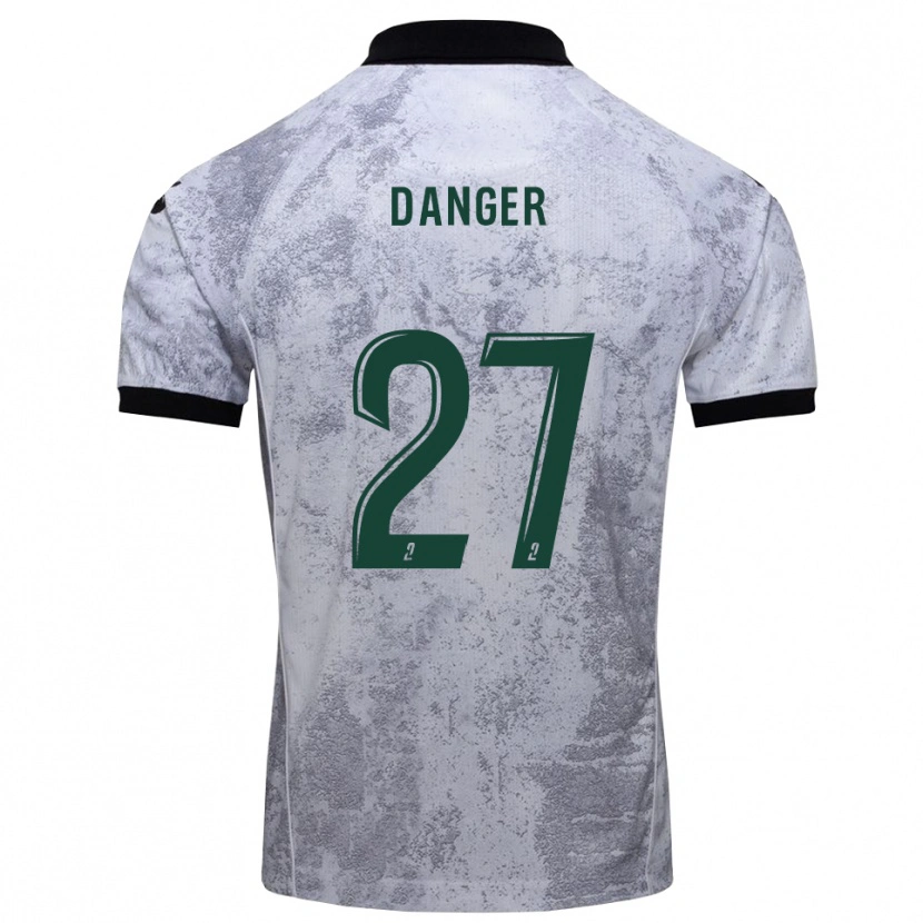 Danxen Dětské Bradley Danger #27 Bílá Černá Daleko Hráčské Dresy 2025/26 Dres