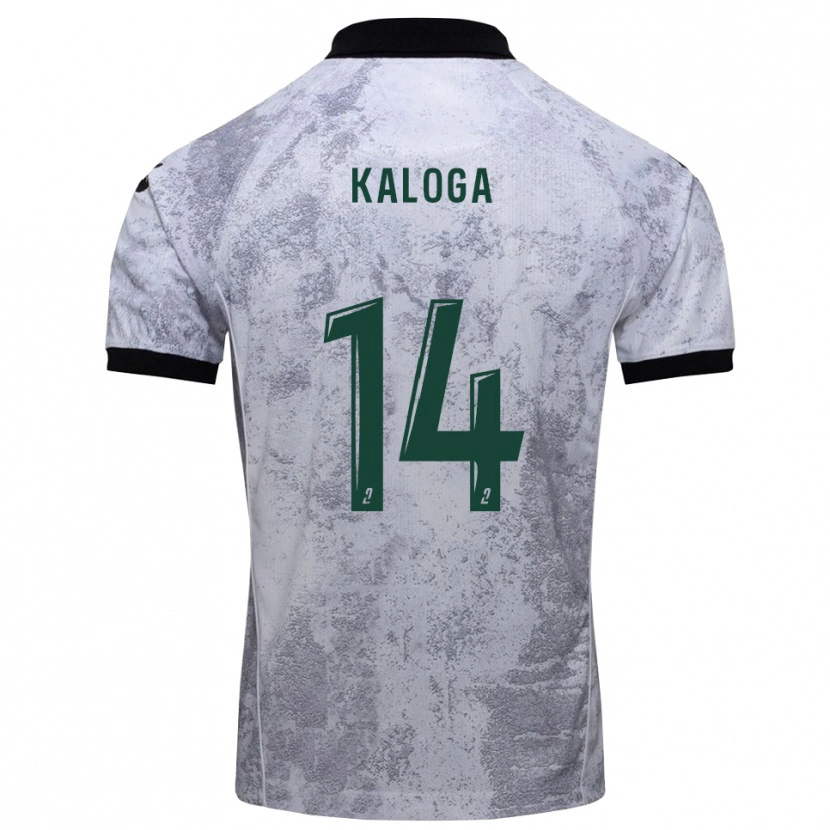 Danxen Dětské Amallah Kaloga #14 Bílá Černá Daleko Hráčské Dresy 2025/26 Dres