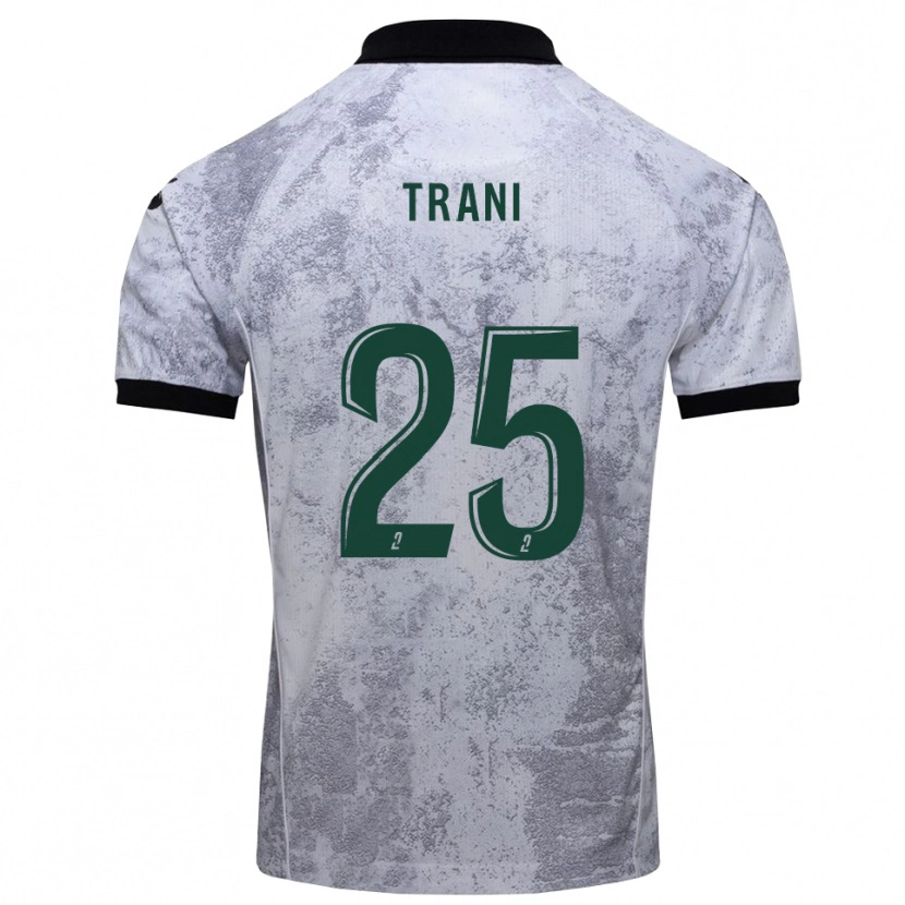 Danxen Dětské Guillaume Trani #25 Bílá Černá Daleko Hráčské Dresy 2025/26 Dres