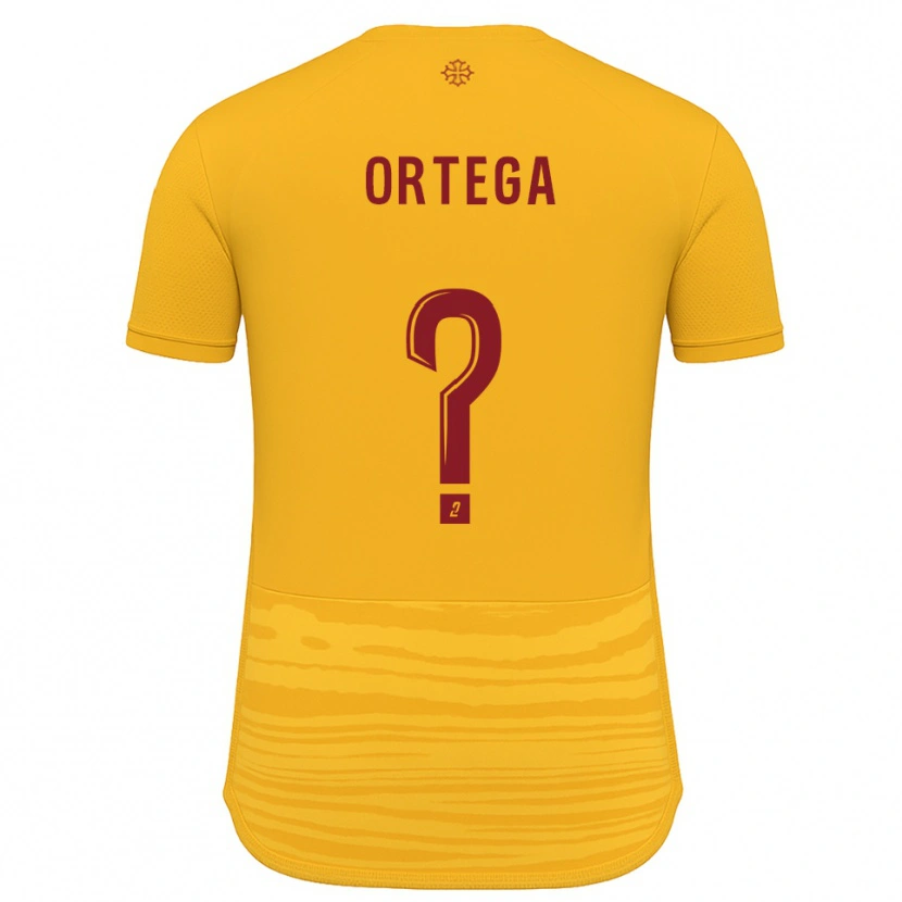 Danxen Dětské Alexis Ortega #0 Oranžová Burgundská Daleko Hráčské Dresy 2025/26 Dres