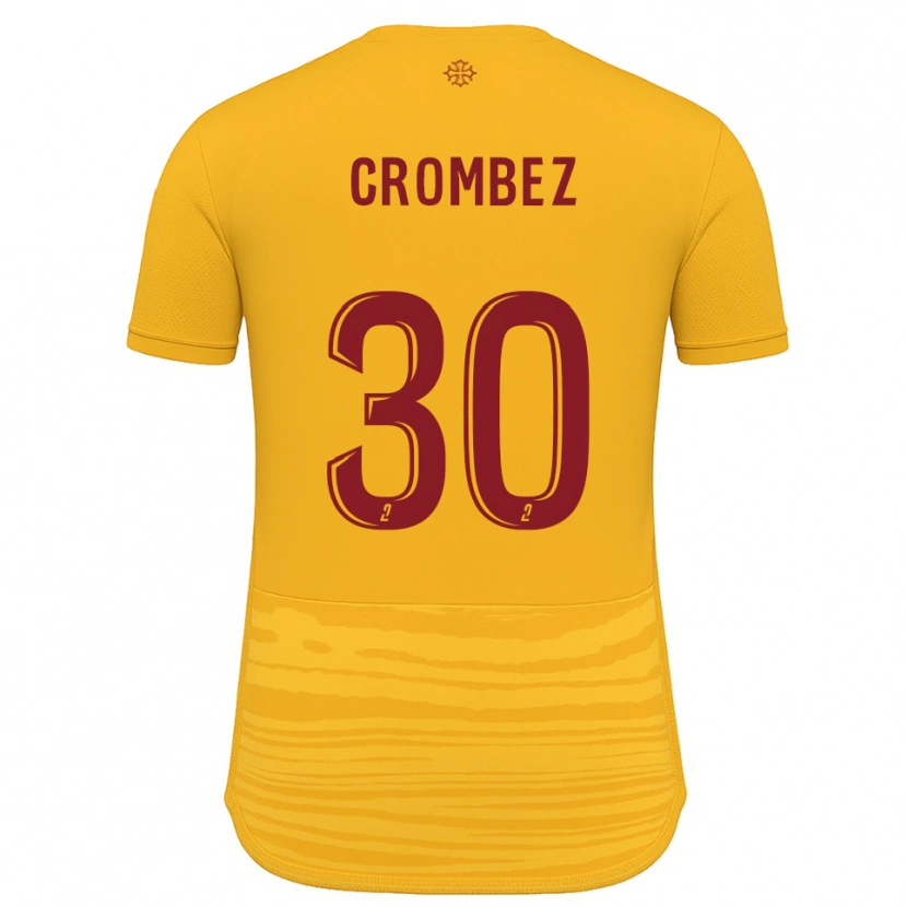 Danxen Dětské Enzo Crombez #30 Oranžová Burgundská Daleko Hráčské Dresy 2025/26 Dres