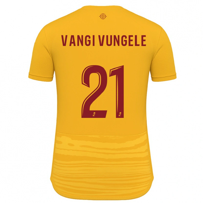 Danxen Dětské Dylan Vangi #21 Oranžová Burgundská Daleko Hráčské Dresy 2025/26 Dres