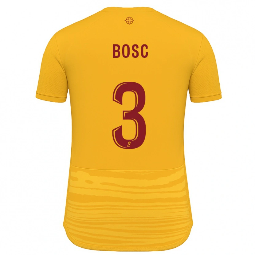 Danxen Dětské Tom Bosc #3 Oranžová Burgundská Daleko Hráčské Dresy 2025/26 Dres