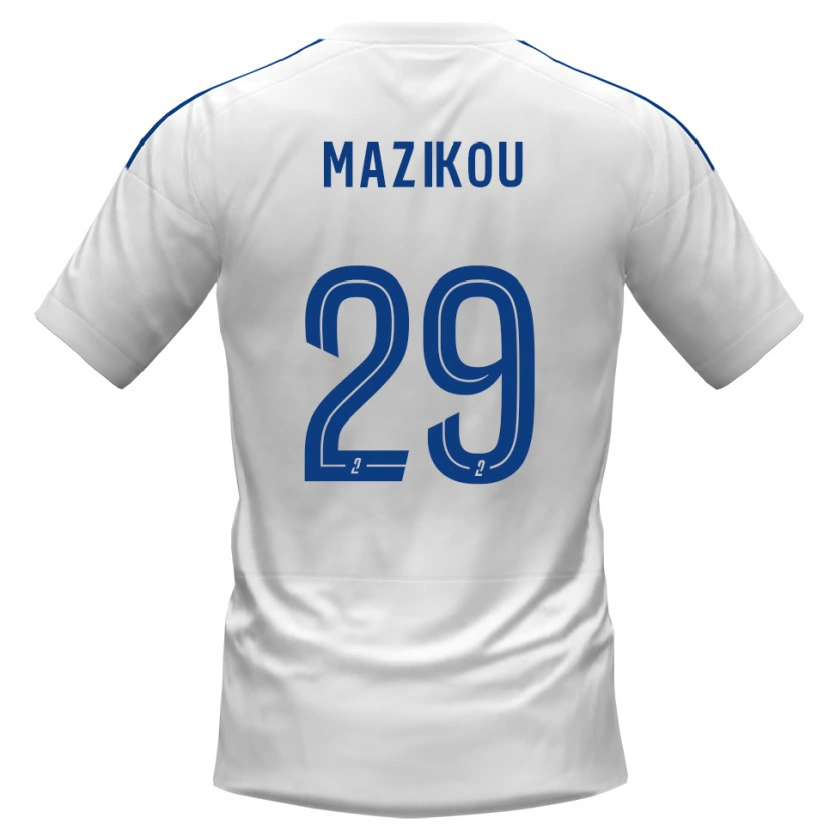Danxen Dětské Steevy Mazikou #29 Bílá Modrá Daleko Hráčské Dresy 2025/26 Dres