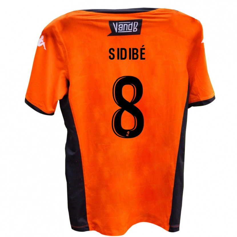 Danxen Dětské Mamadou Sidibé #8 Bílá Černá Daleko Hráčské Dresy 2025/26 Dres