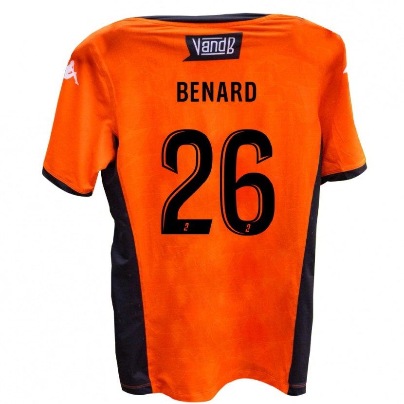 Danxen Dětské William Benard #26 Bílá Černá Daleko Hráčské Dresy 2025/26 Dres