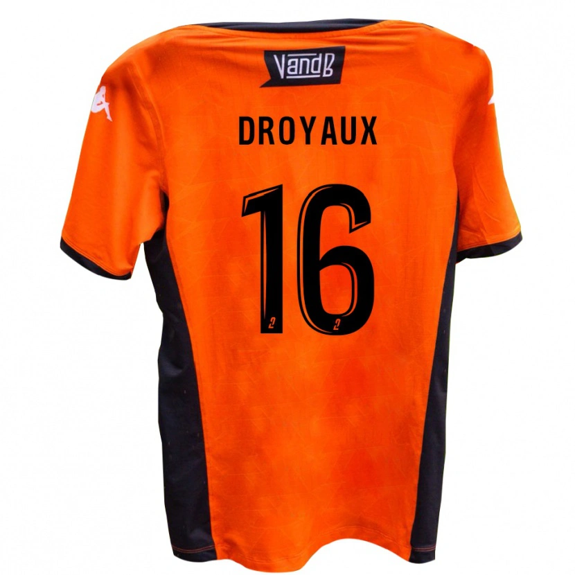 Danxen Dětské Lucas Droyaux #16 Bílá Černá Daleko Hráčské Dresy 2025/26 Dres