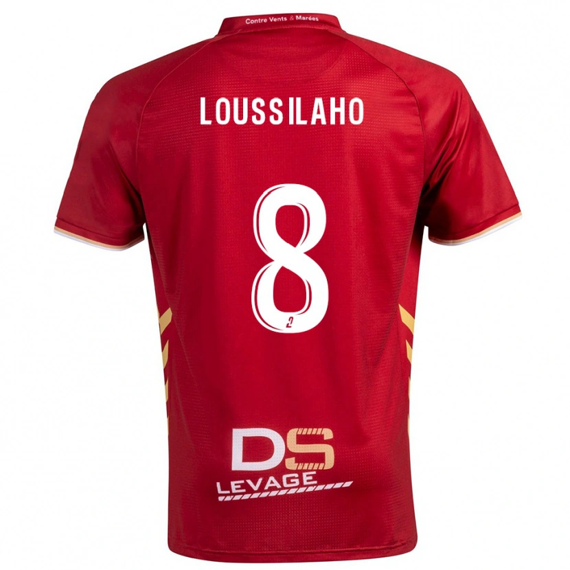Danxen Dětské Lenny Dziki Loussilaho #8 Burgundská Zlatá Daleko Hráčské Dresy 2025/26 Dres