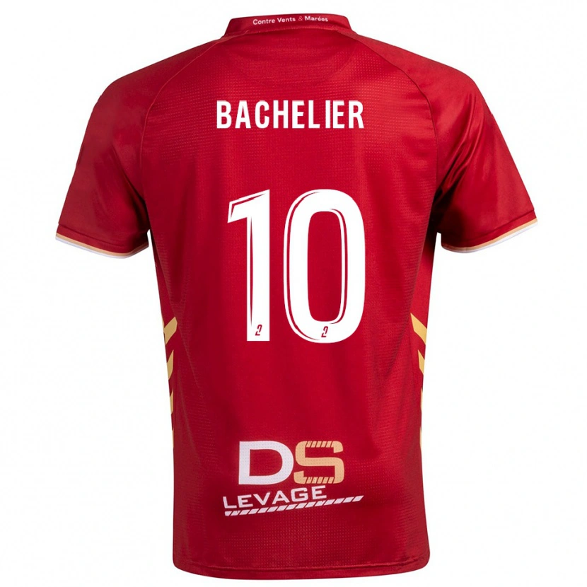 Danxen Dětské Ilyann Bachelier #10 Burgundská Zlatá Daleko Hráčské Dresy 2025/26 Dres