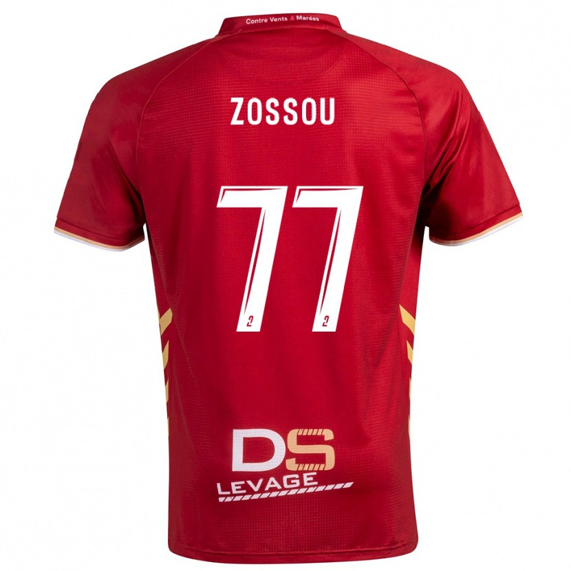 Danxen Dětské Aristide Zossou #77 Burgundská Zlatá Daleko Hráčské Dresy 2025/26 Dres