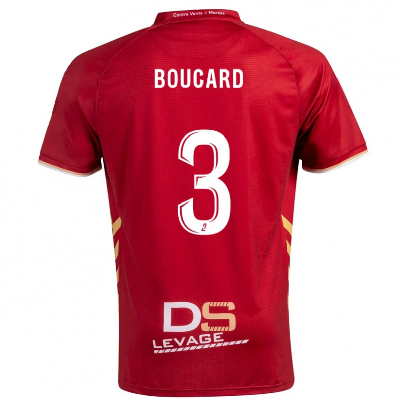 Danxen Dětské Malone Boucard #3 Burgundská Zlatá Daleko Hráčské Dresy 2025/26 Dres