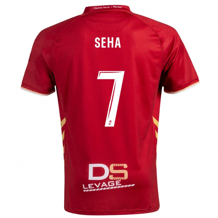 Danxen Dětské Zaid Seha #7 Burgundská Zlatá Daleko Hráčské Dresy 2025/26 Dres