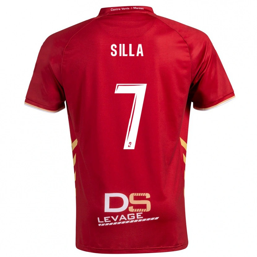 Danxen Dětské Mamadu Silla #7 Burgundská Zlatá Daleko Hráčské Dresy 2025/26 Dres